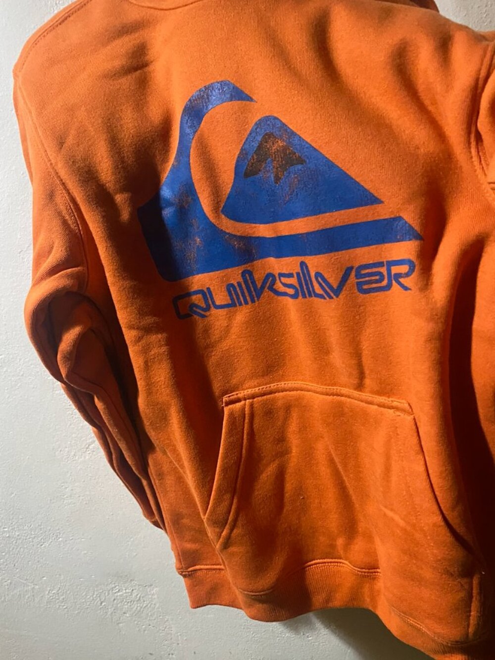 Quiksilver orange hoodie Kids M/ Size 6